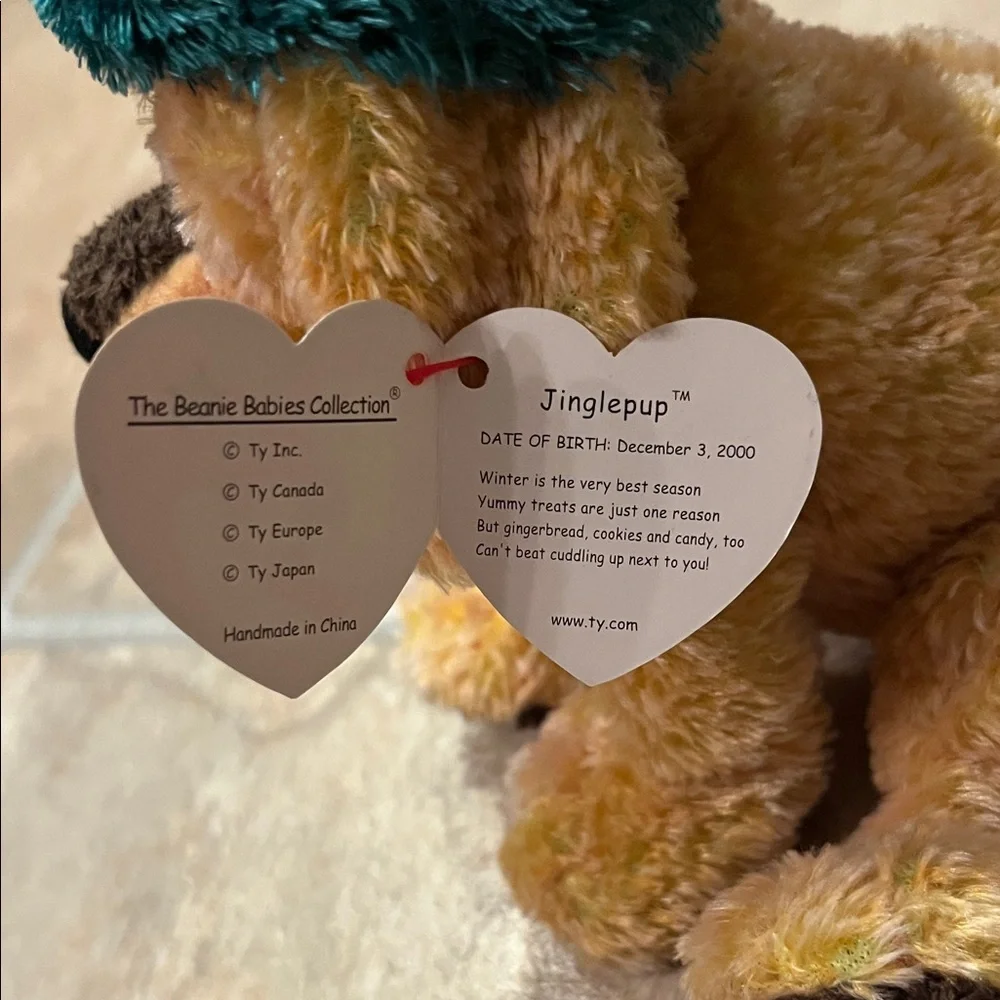Ty Beanie Babies Plush Dog 2000 